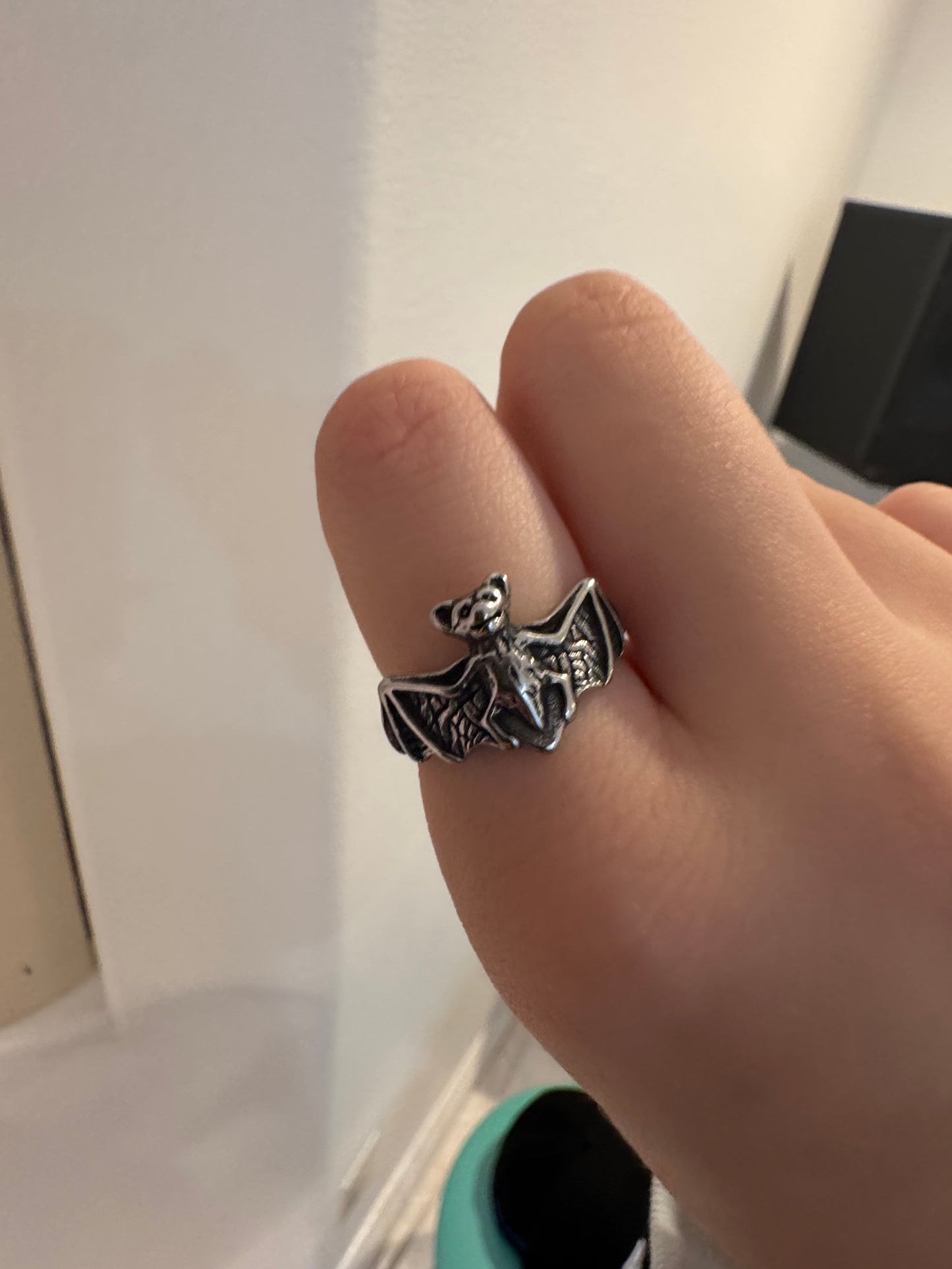 Bat Ring Stainless Steel Will never Tarnish Open Size