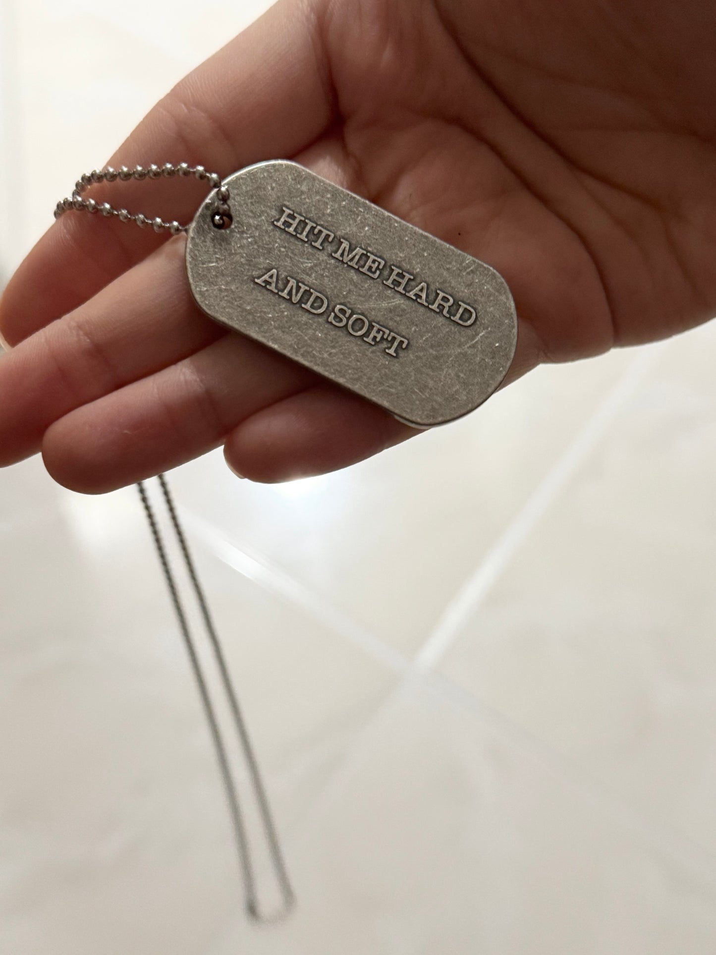 HMHAS Steel Vintage Style Dog Tag