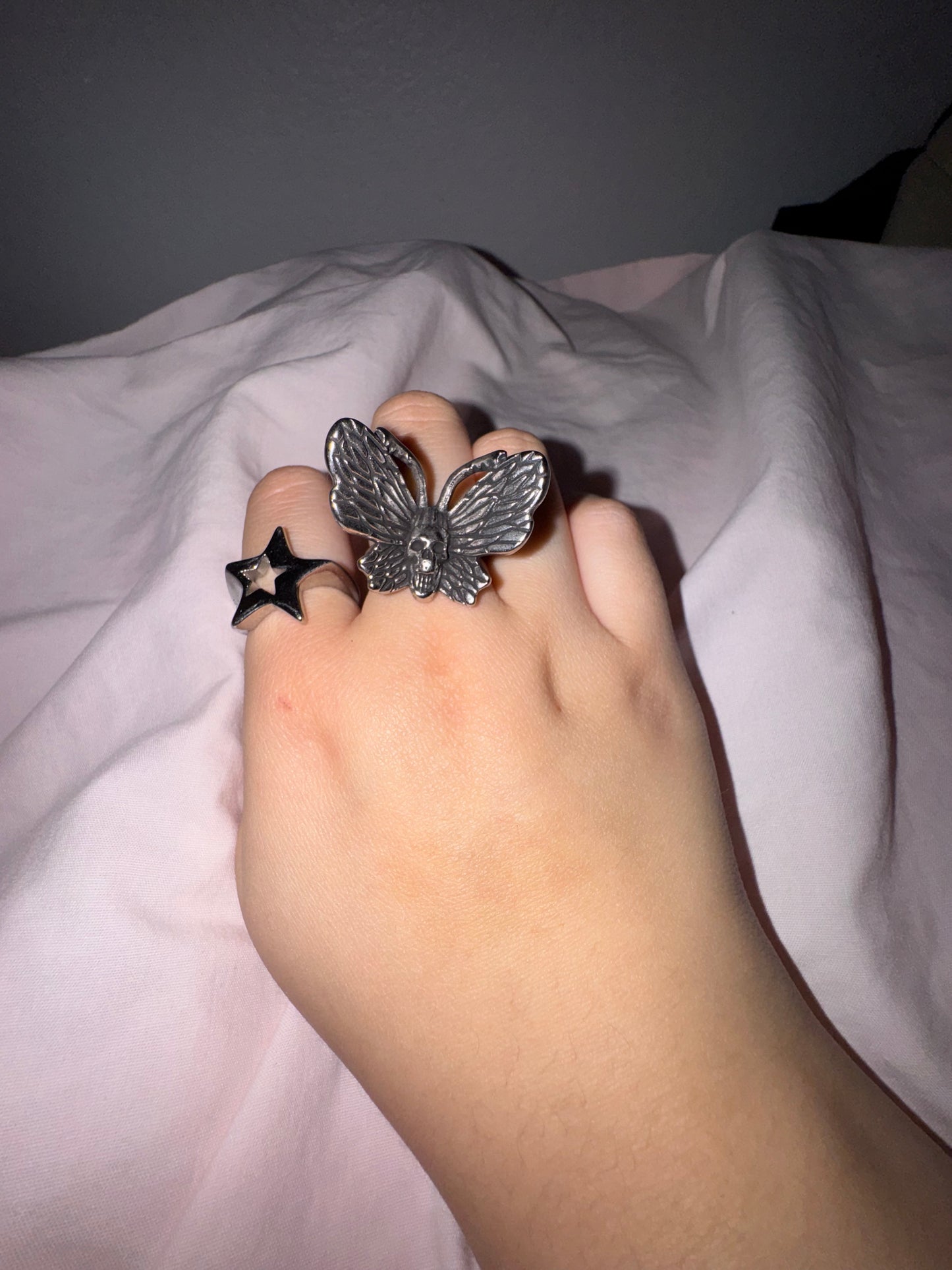 Moth Ring Stainless Steel Non Tarnish