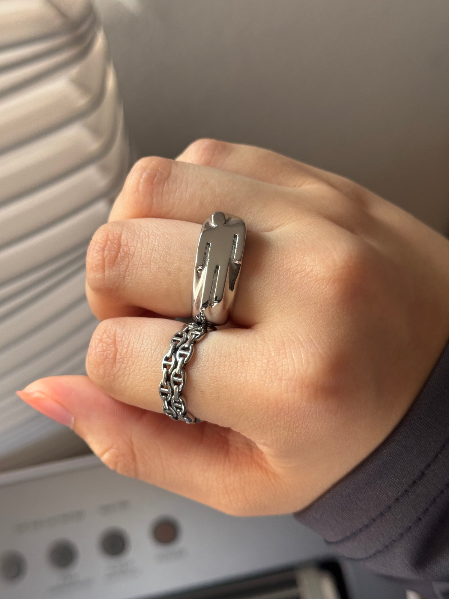 Blohsh Stainless Steel Ring Non Tarnish