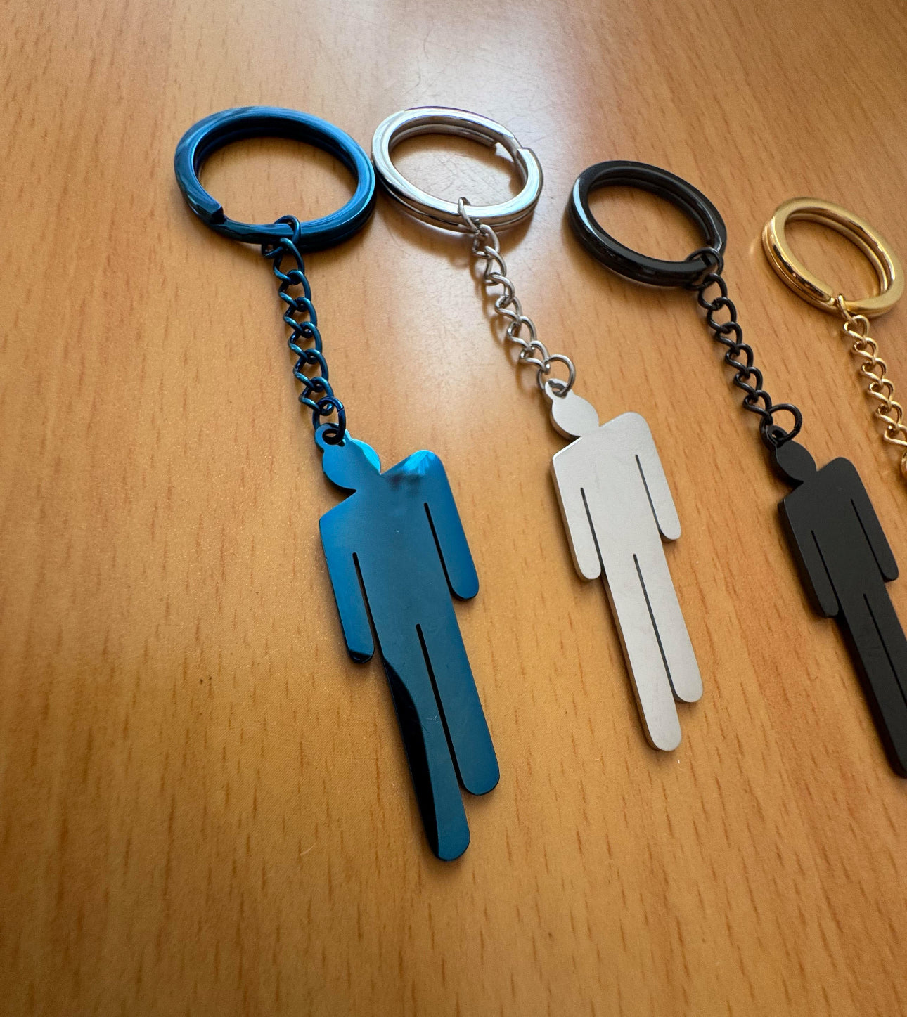 Blohsh keychains Stainless Steel Waterproof Non Tarnish