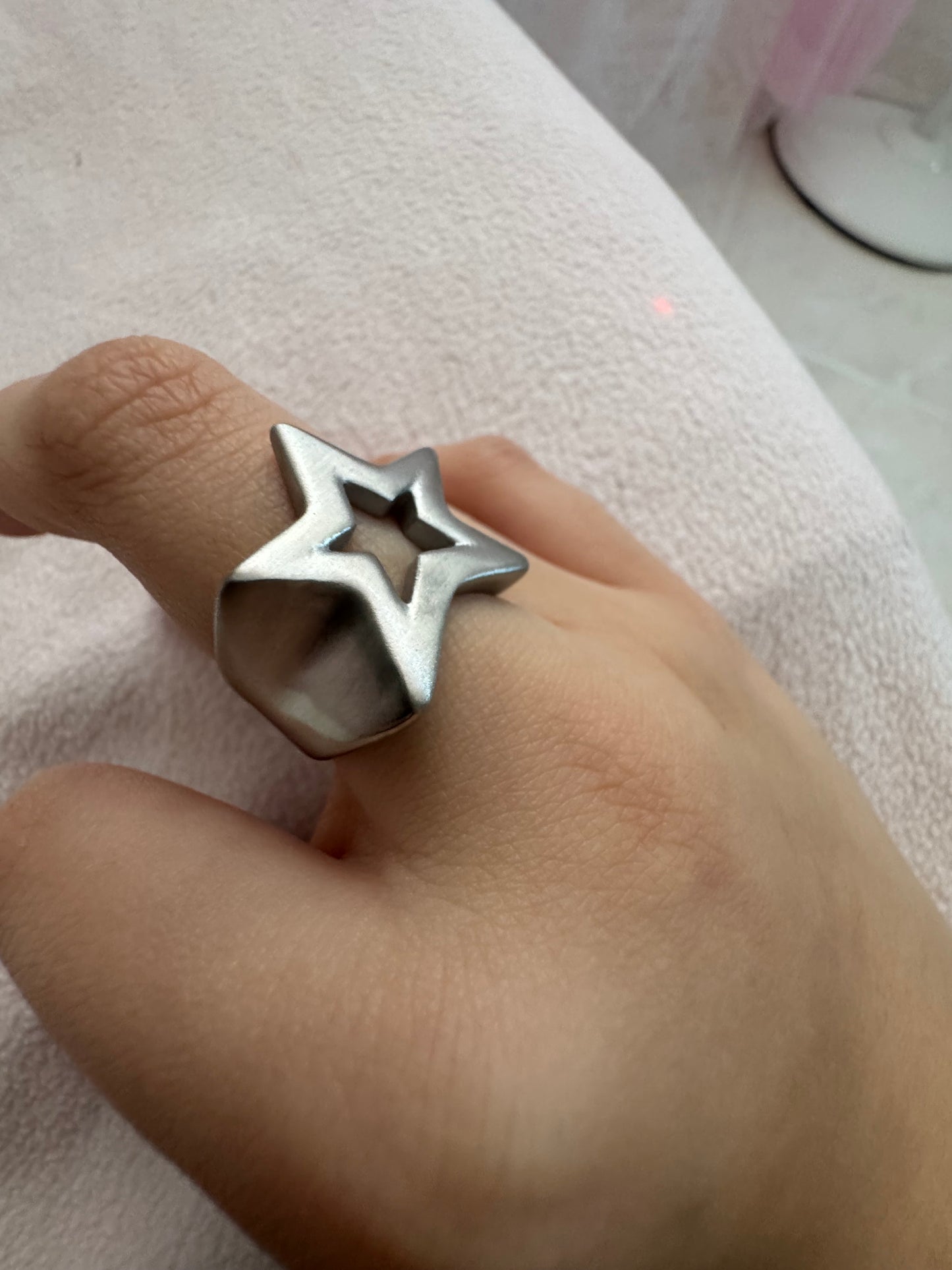 Star shaped open ring (second one that is BE worn) Stainless Steel