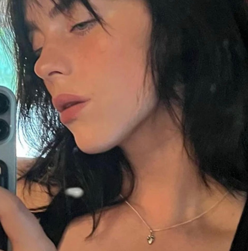 Stainless Steel Realistic Heart Necklace detailed + dainty