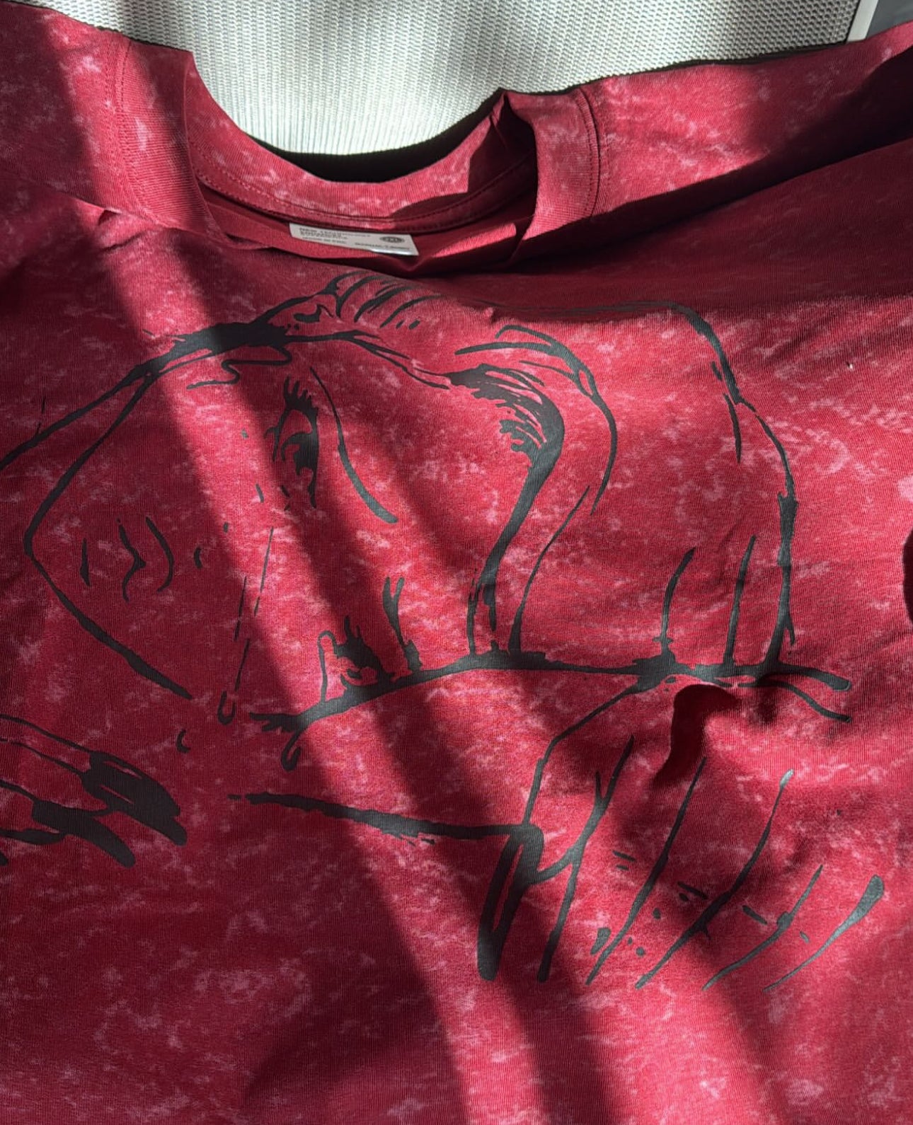 When the party’s over WTPO Acid Wash Red T - Shirt