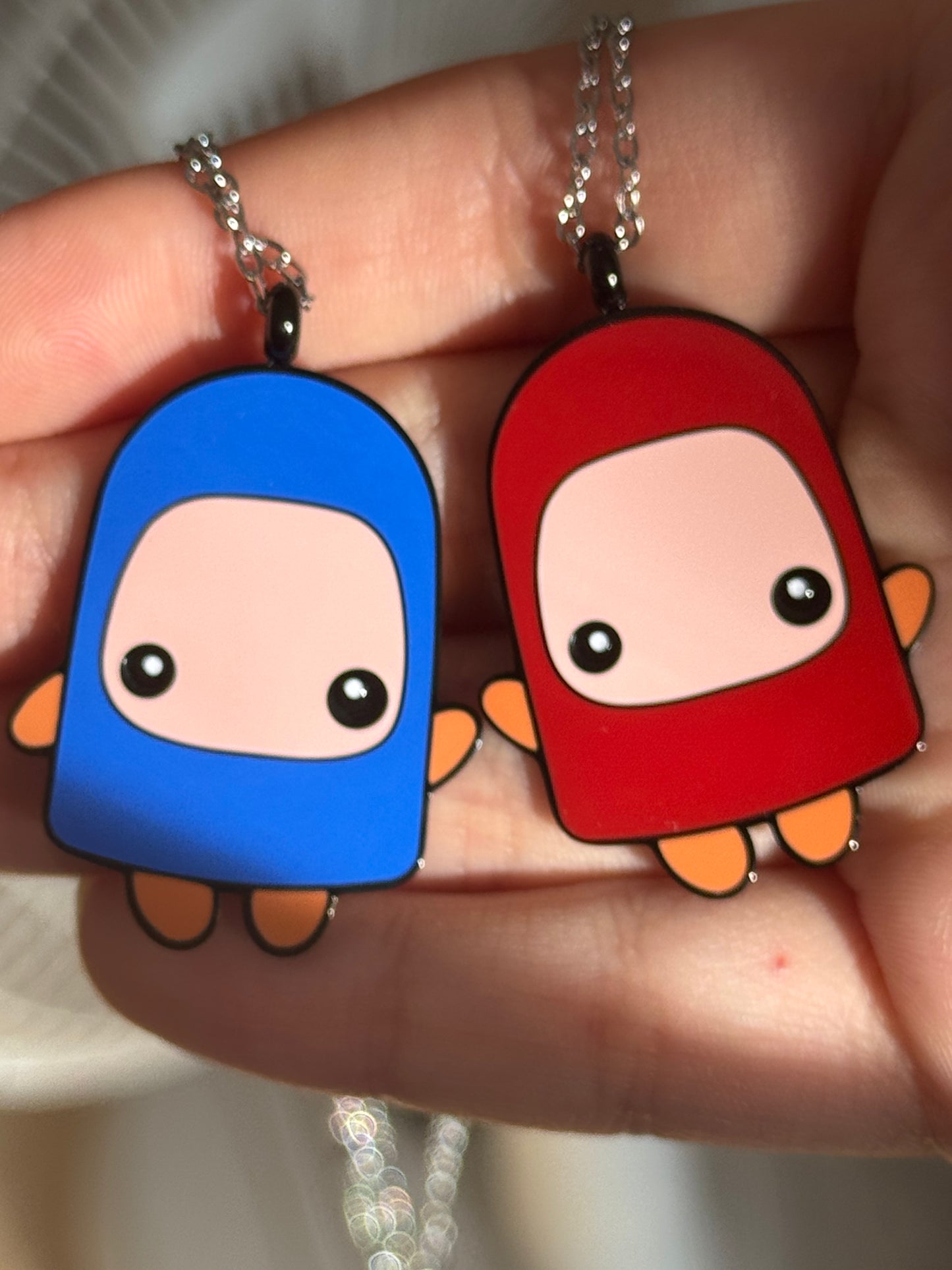 ilo + milo matching friendship necklace Stainless Steel TWO NECKLACES
