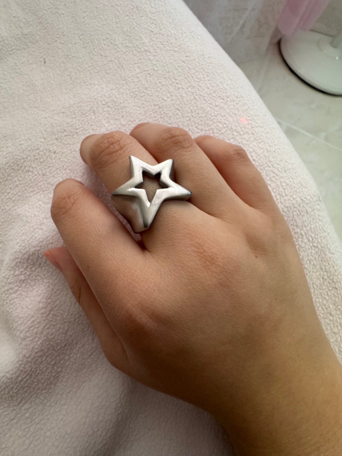 Star shaped open ring (second one that is BE worn) Stainless Steel