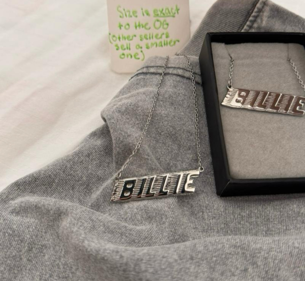“BILLIE” Racer Necklace Stainless Steel