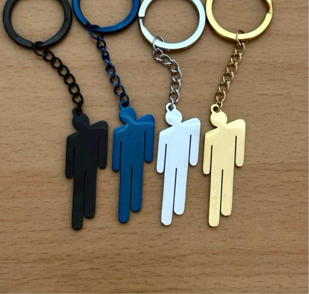 Blohsh keychains Stainless Steel Waterproof Non Tarnish
