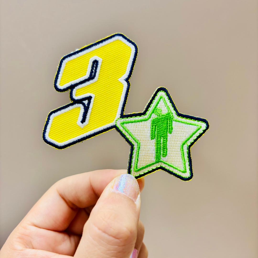 Embroidered Inspired Patches Iron On [ 2 + 3 INCH ]