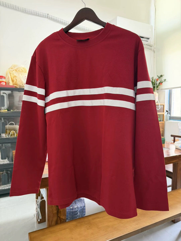 100% Cotton Red White Striped Sweater Chihiro MV Inspired | Read Description So you’re aware 🩷