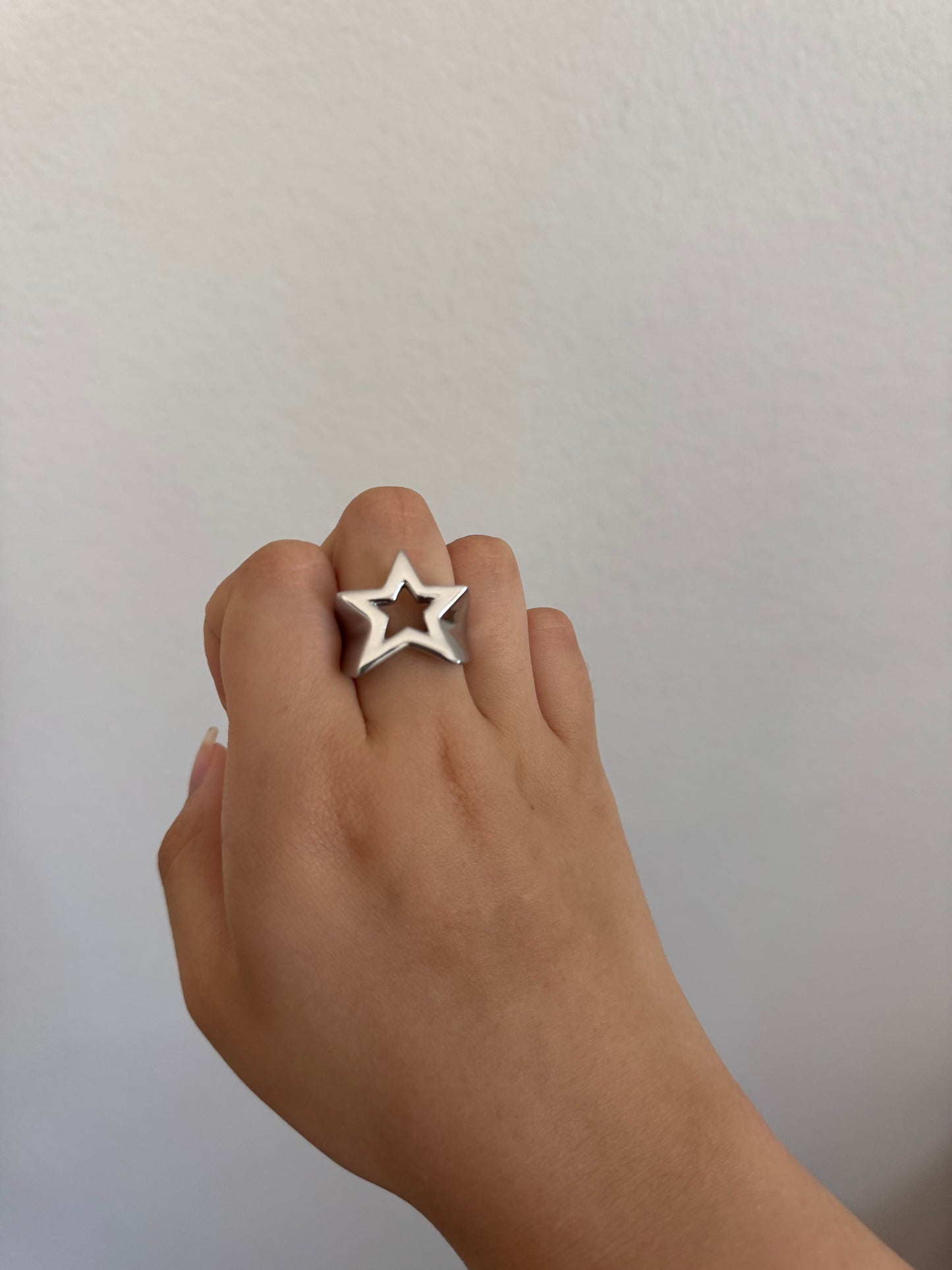 Star shaped open ring (second one that is BE worn) Stainless Steel