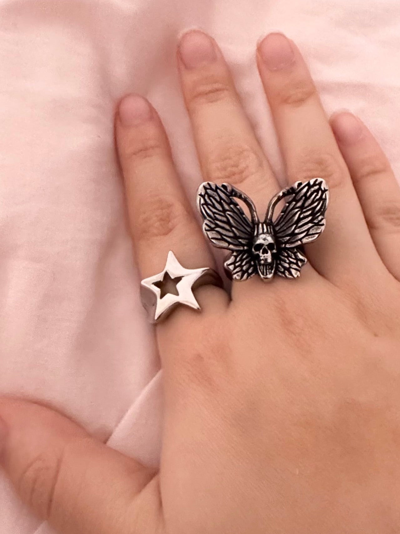 Moth Ring Stainless Steel Non Tarnish