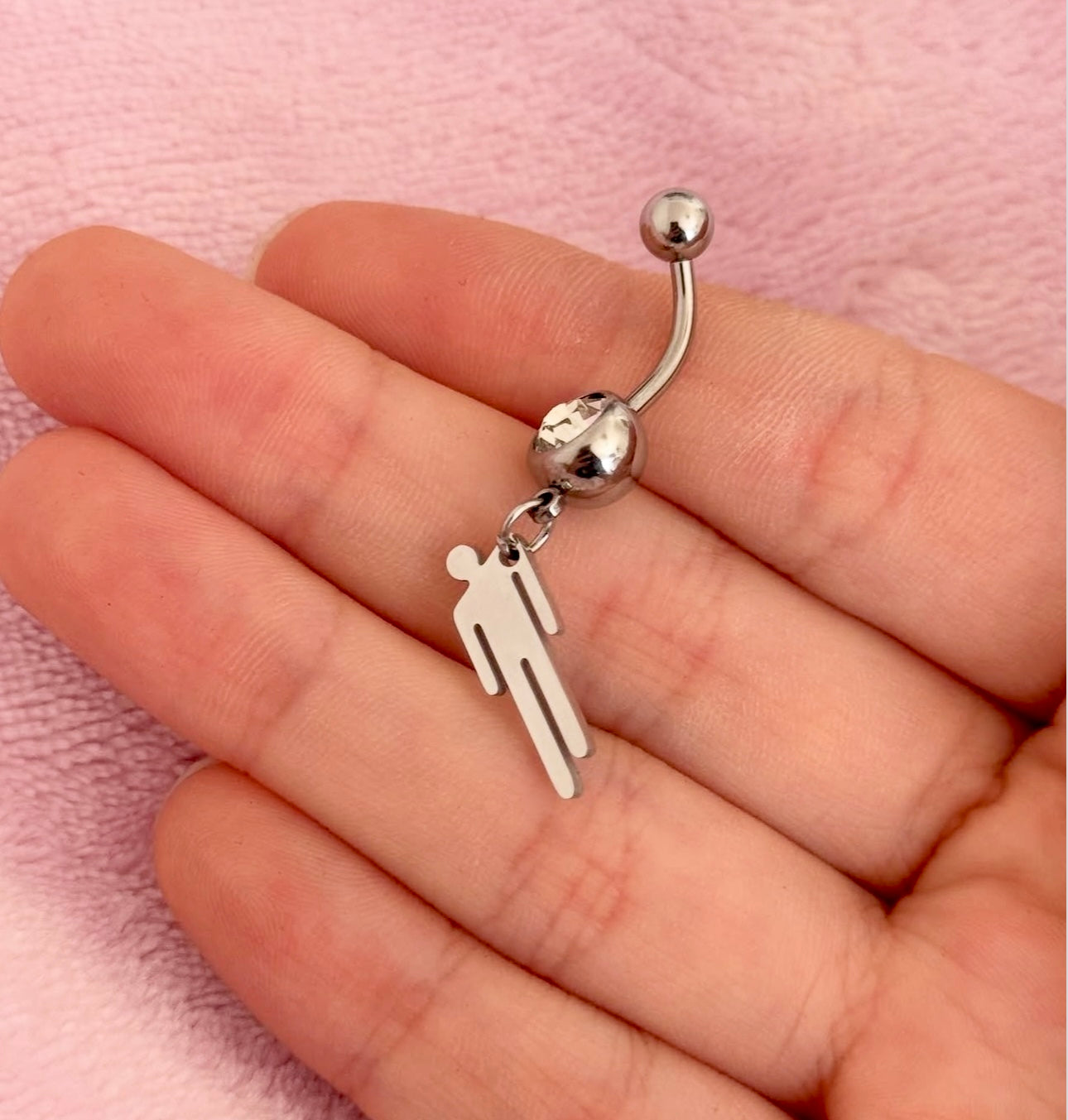 Blohsh Belly Ring Stainless Steel Non Tarnish