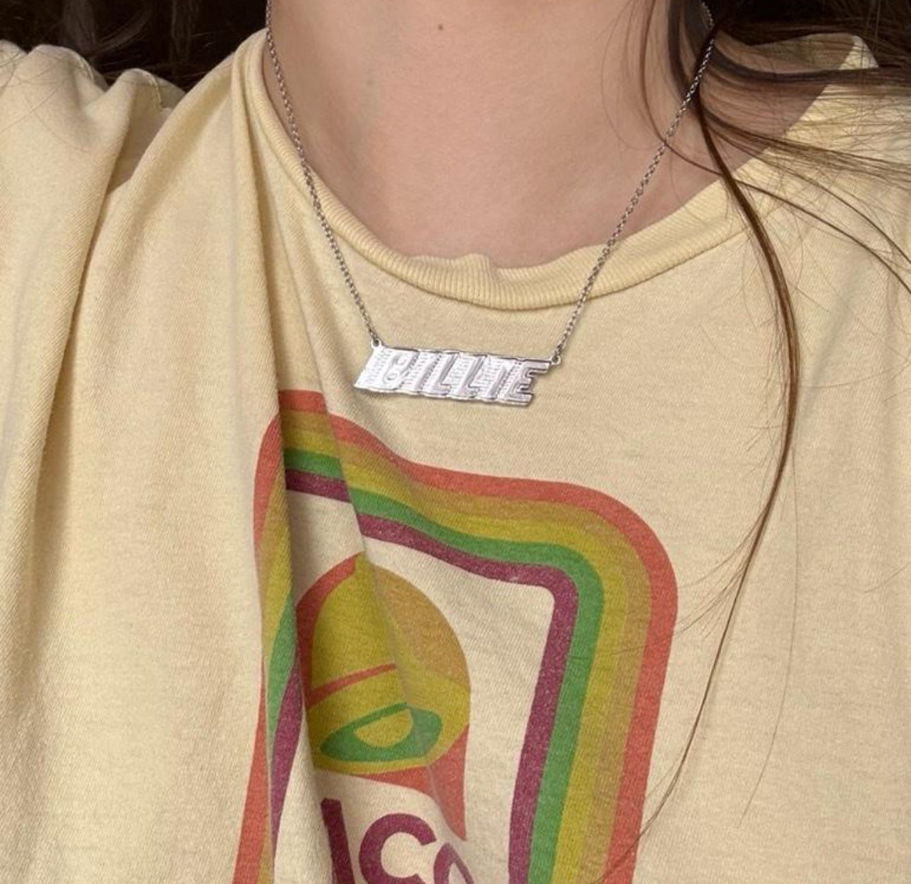 “BILLIE” Racer Necklace Stainless Steel