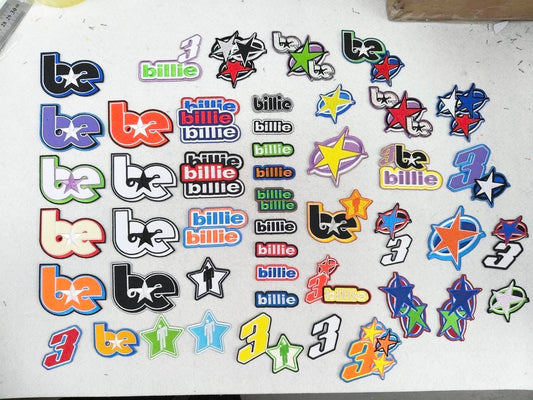 Embroidered Inspired Patches Iron On [ 2 + 3 INCH ]