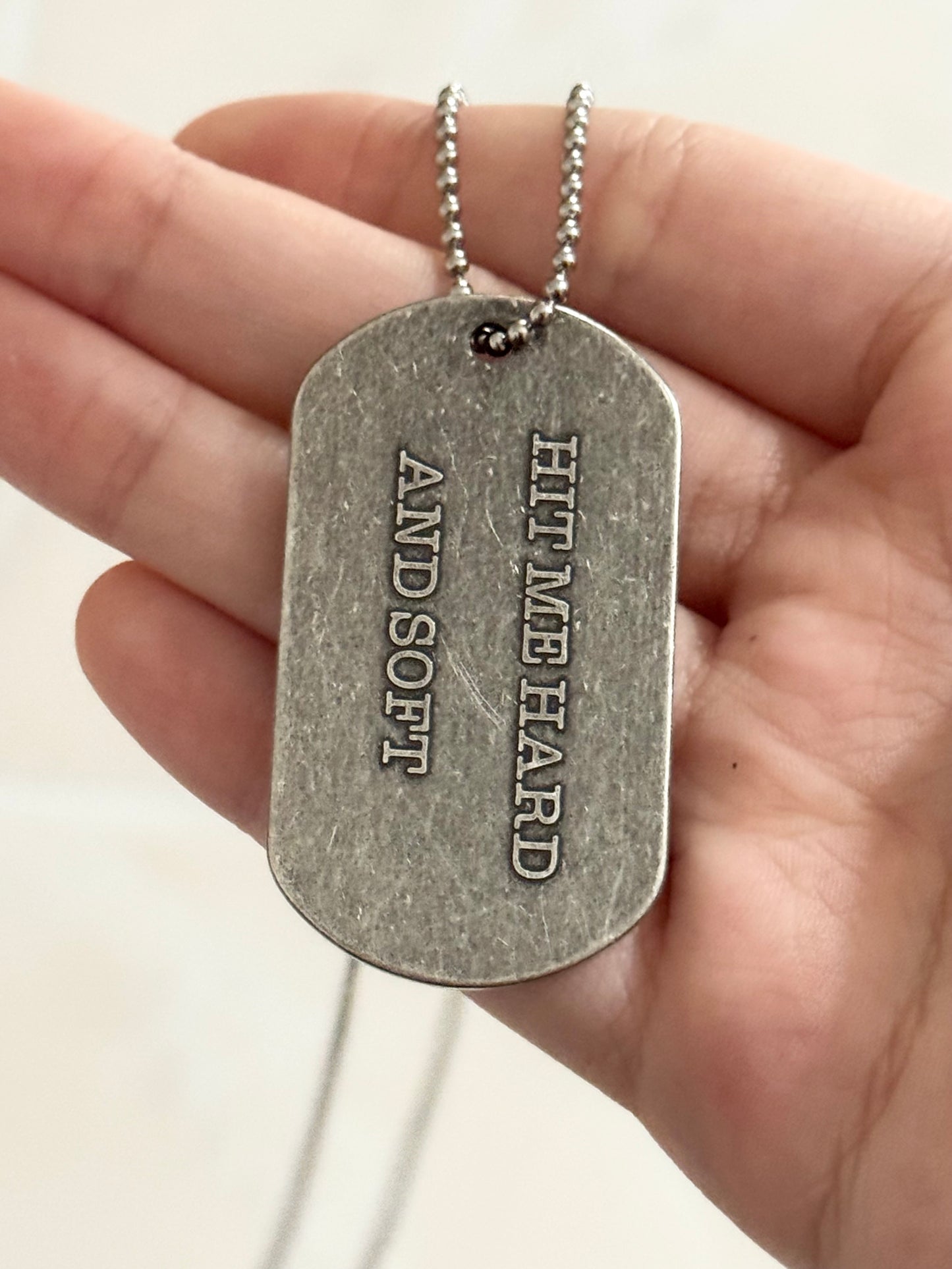 HMHAS Steel Vintage Style Dog Tag