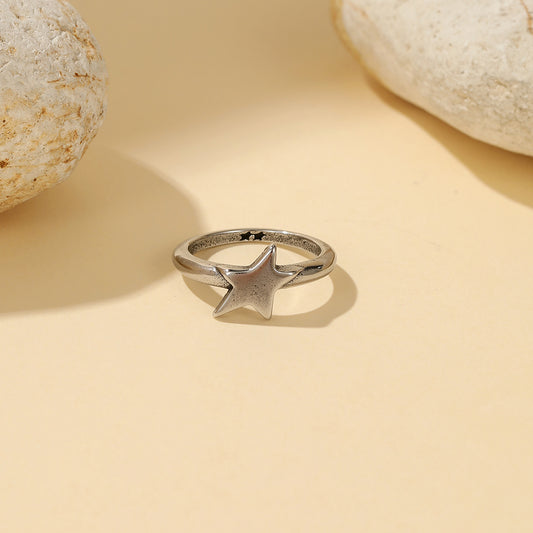 Dainty Star Ring Stainless Steel Never Tarnish