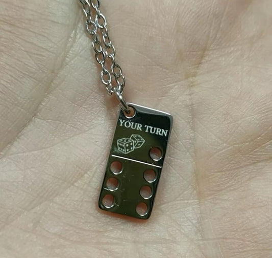 YOUR TURN Dainty Necklace Silver Stainless Steel