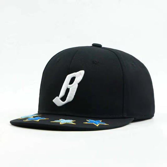 B Remake Hat Black Not Adjustable Sizing General, In desc
