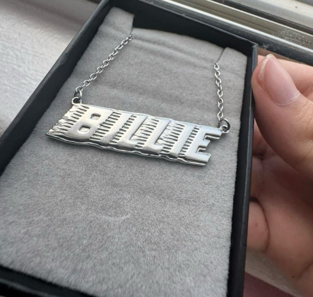 “BILLIE” Racer Necklace Stainless Steel