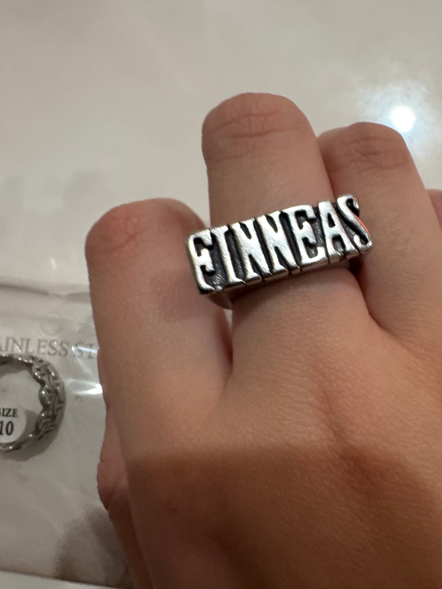 FINNEAS Ring Stainless Steel Open Size