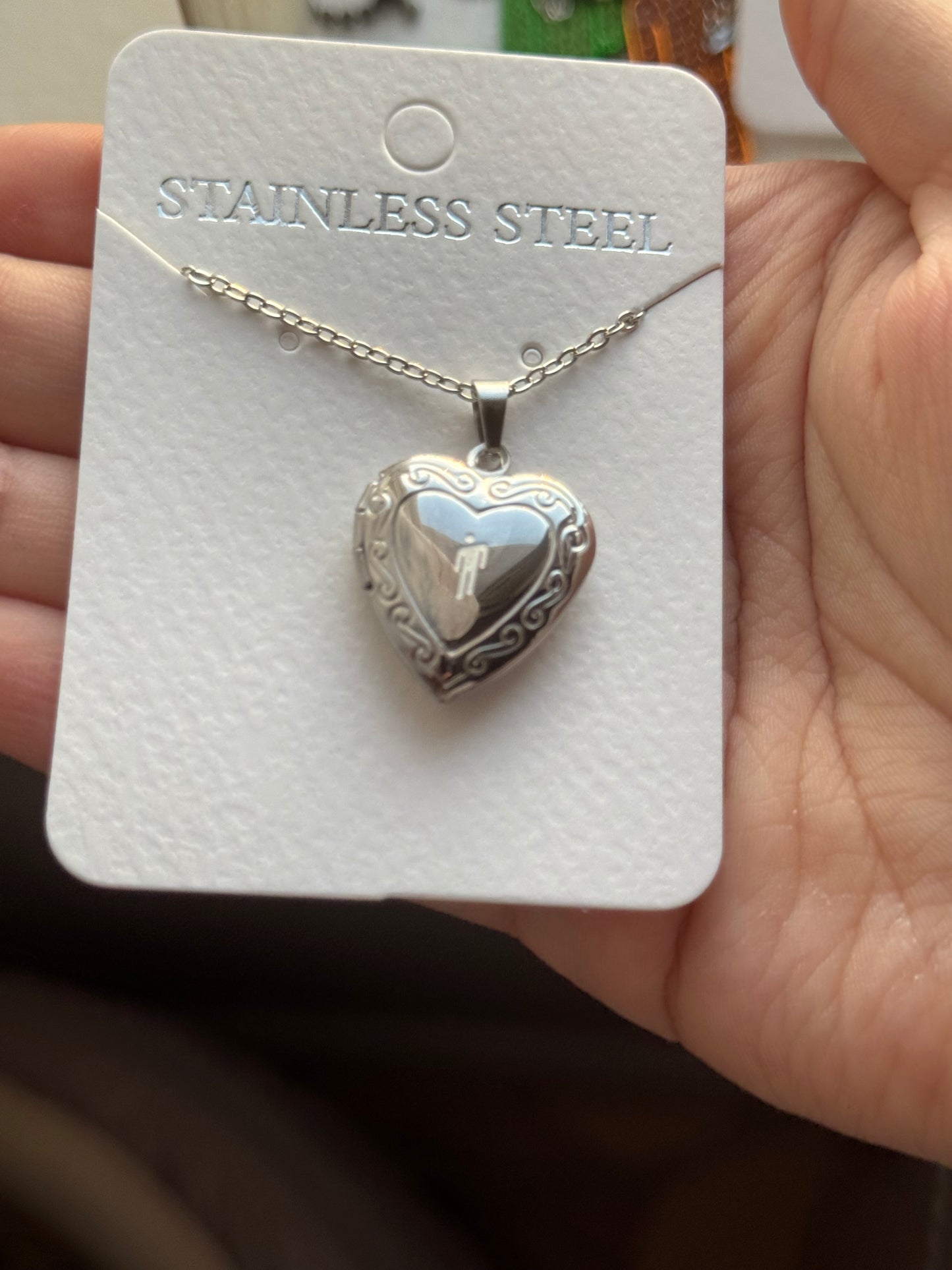Blohsh Heart Locket Stainless Steel Openable Waterproof Non Tarnish