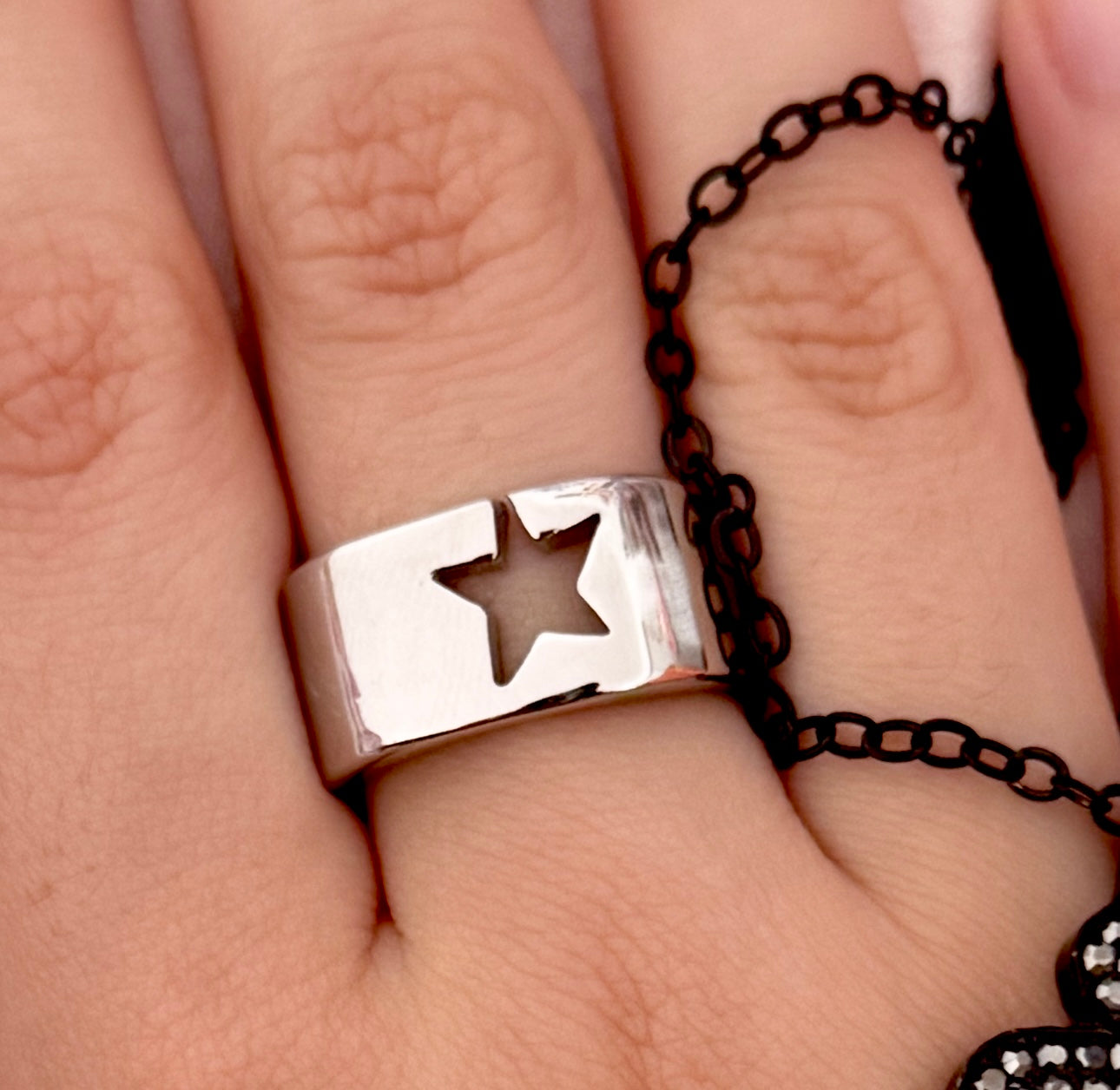 Star ring Stainless Steel Similar Worn By BE