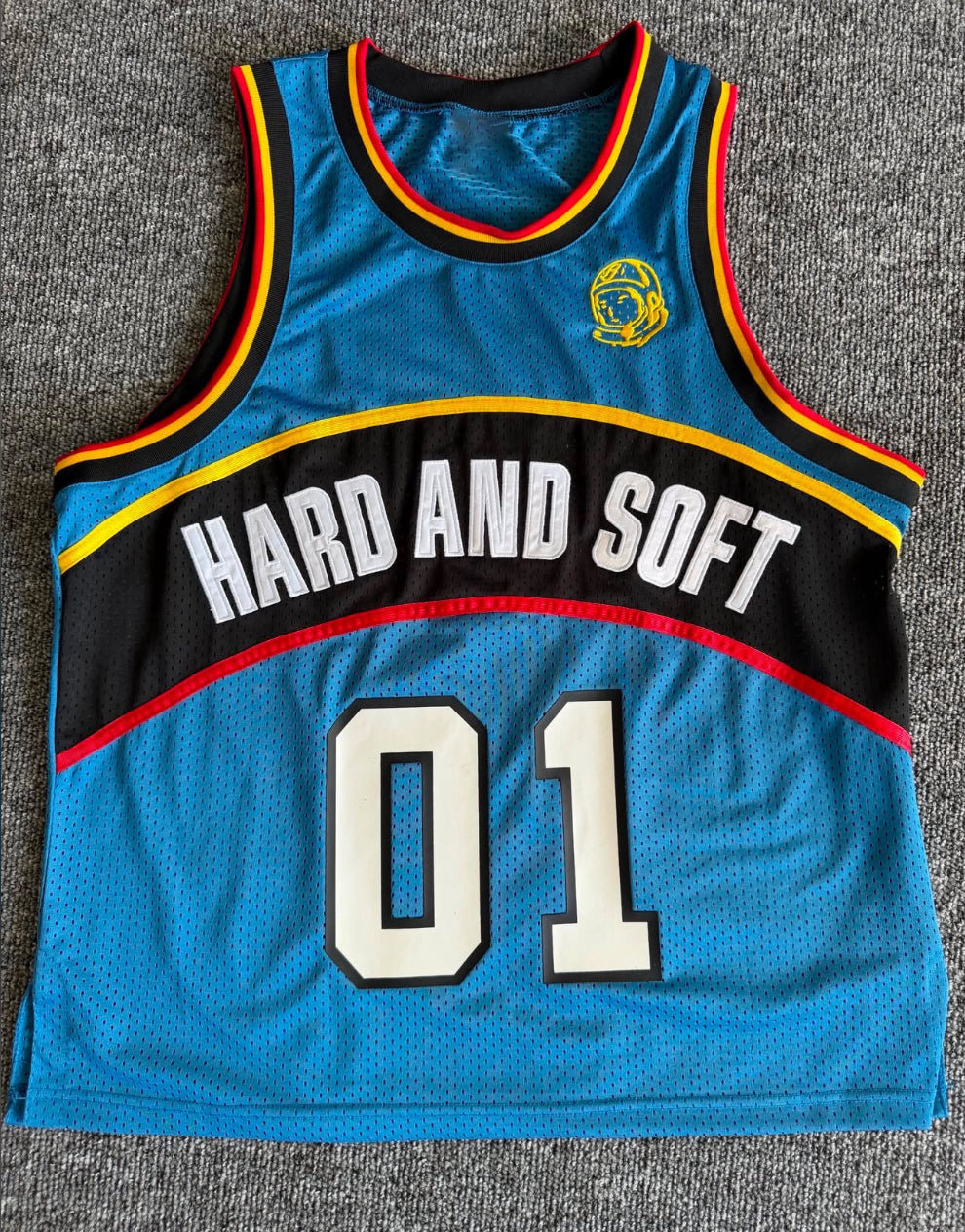 HMHAS Blue Manchester Tour Jersey Embroidered Silicone Printing Quality