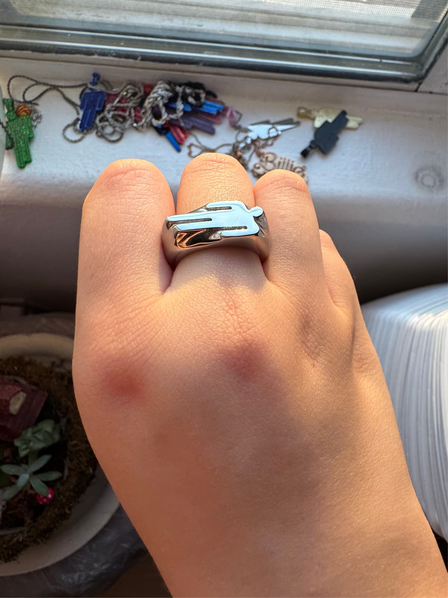 Blohsh Stainless Steel Ring Non Tarnish