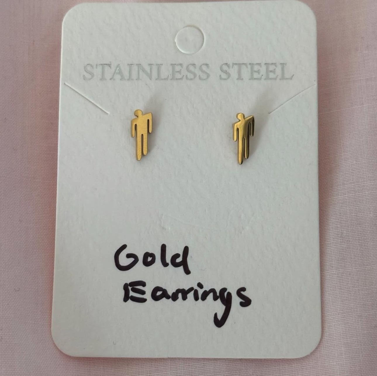 Blohsh Silver Earrings Stainless Steel Waterproof Non-Tarnish