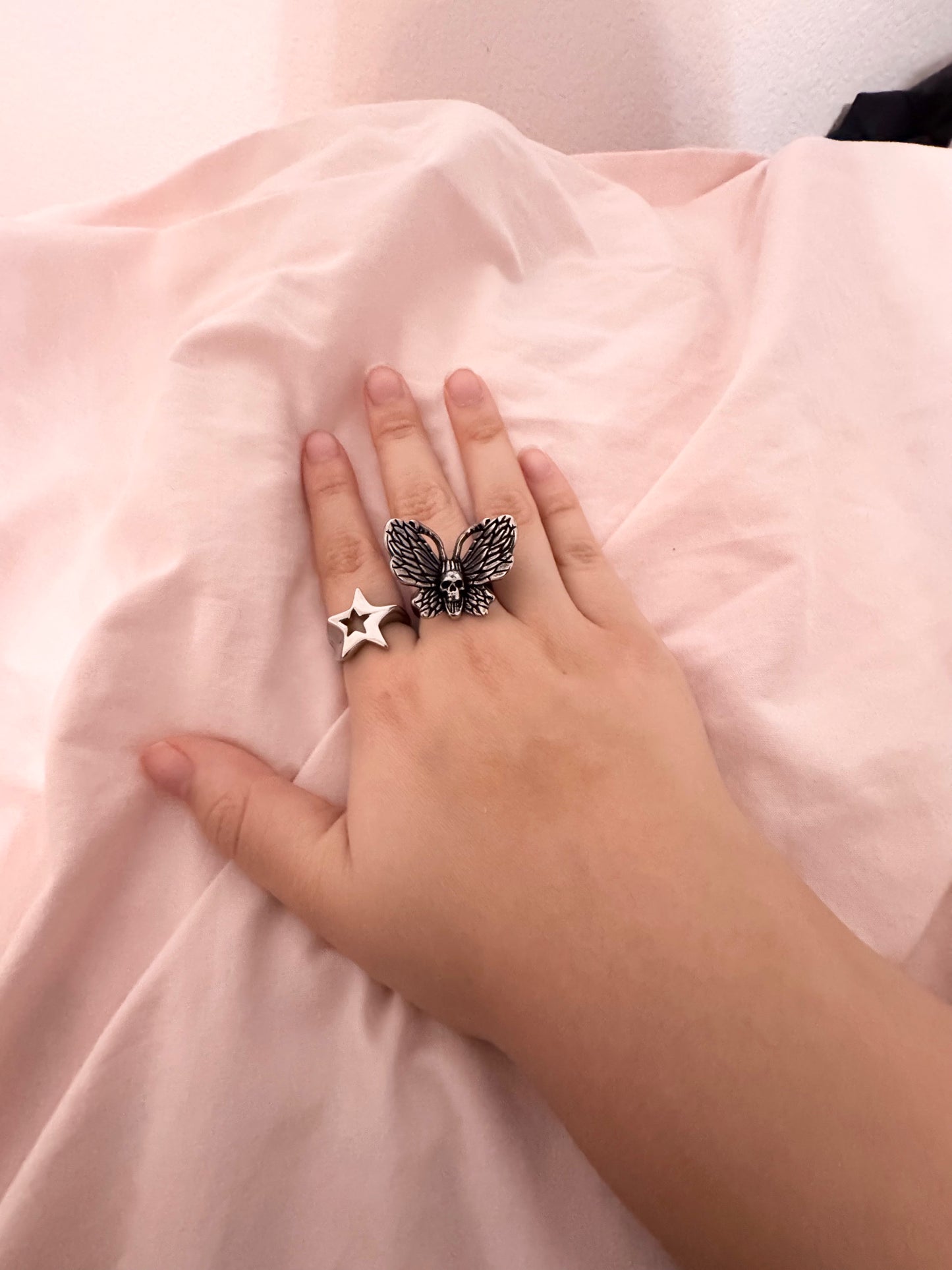 Moth Ring Stainless Steel Non Tarnish