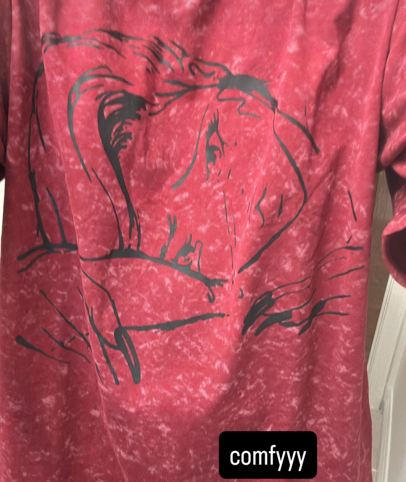 When the party’s over WTPO Acid Wash Red T - Shirt