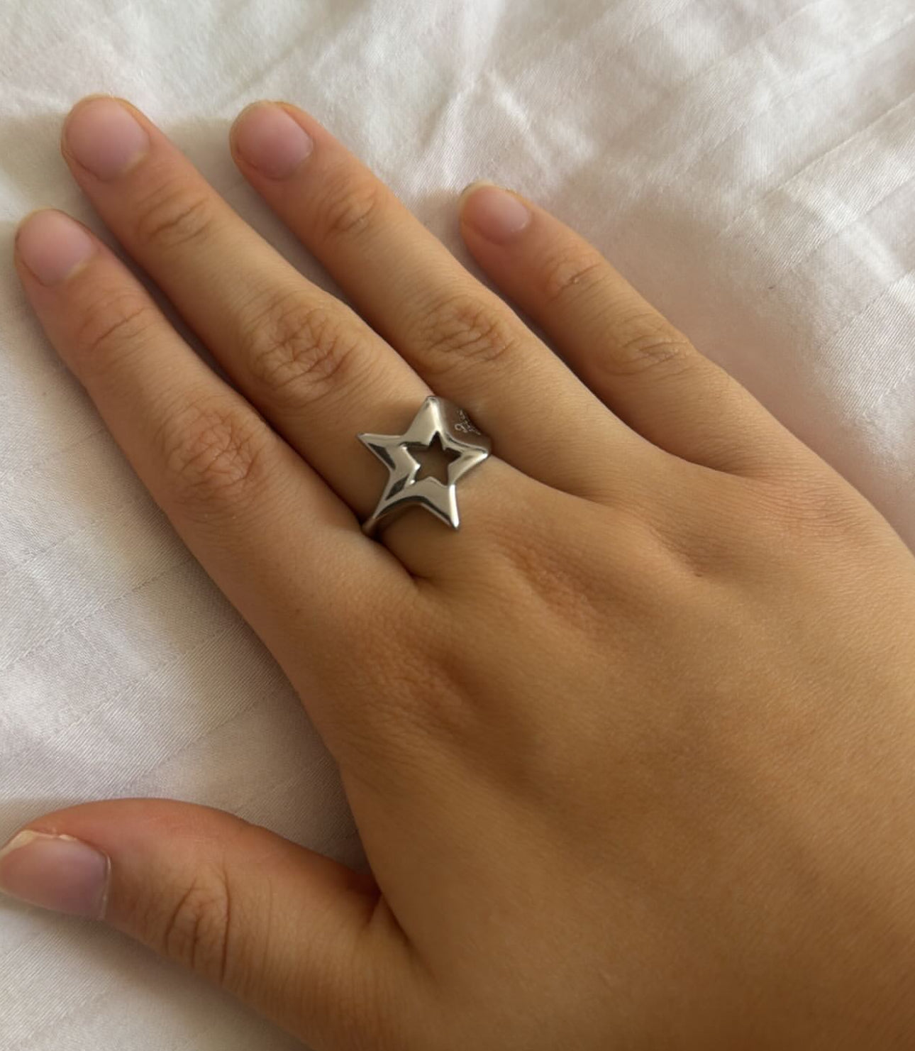 “I saw stars” Star Ring Stainless Steel Waterproof ONE SIZE