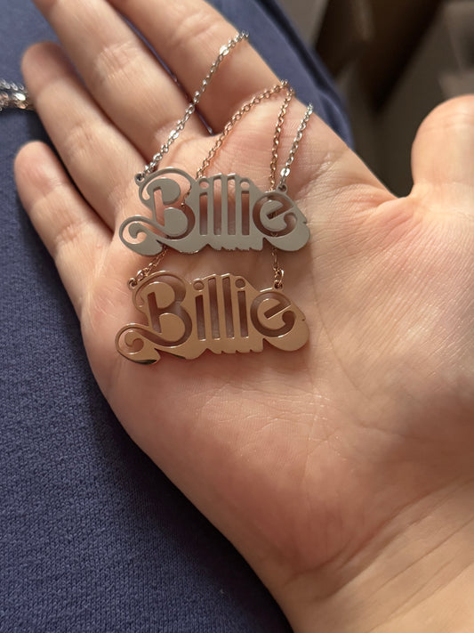 Barbie Necklace Stainless Steel Non-Tarnish