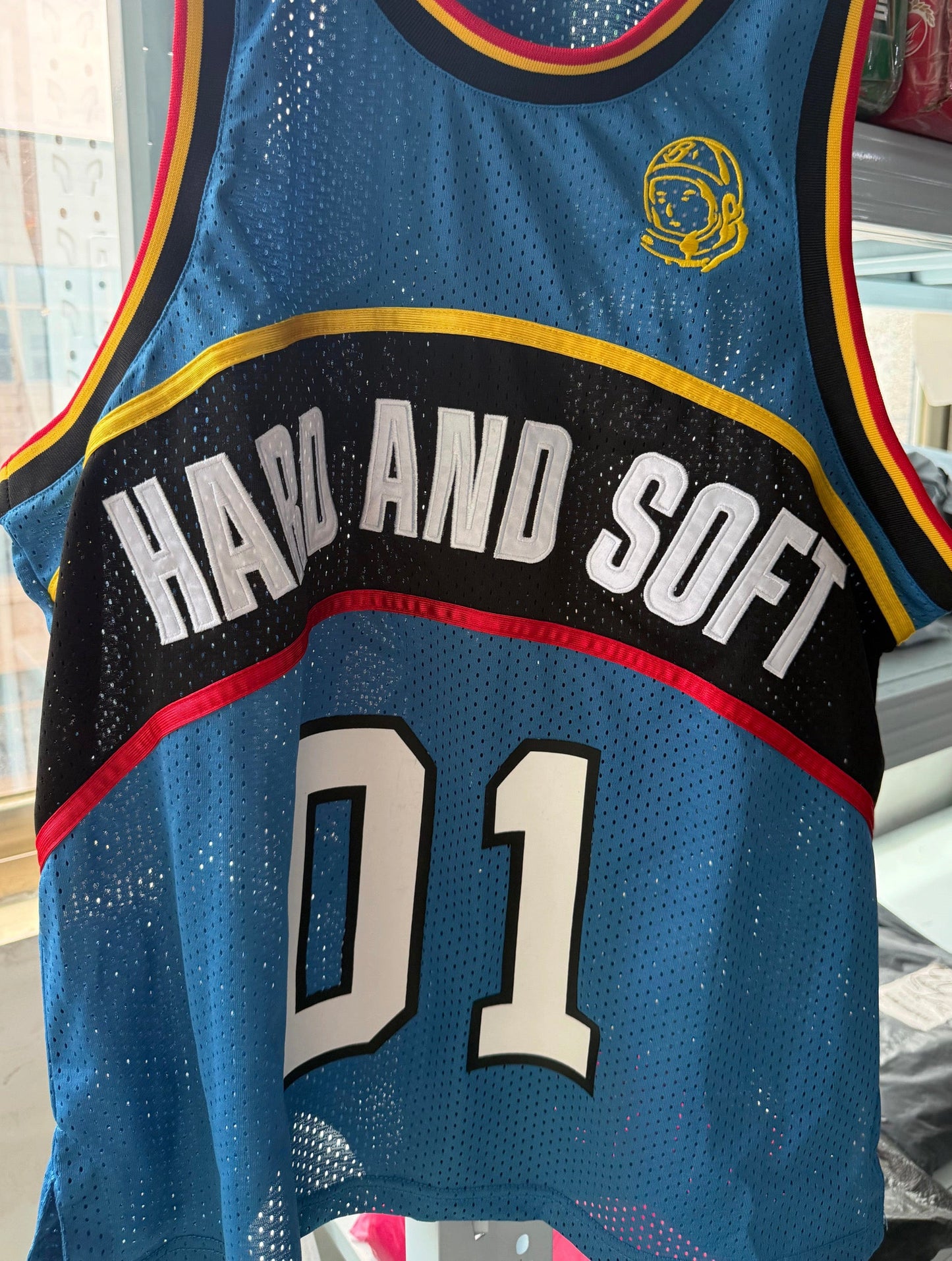 HMHAS Blue Manchester Tour Jersey Embroidered Silicone Printing Quality