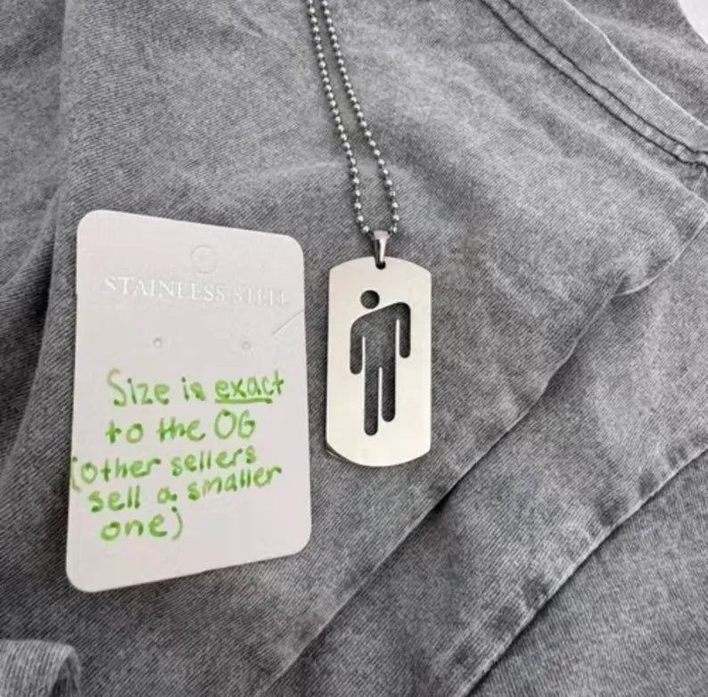 Best Quality Blohsh Dog Tag Necklace Stainless Steel