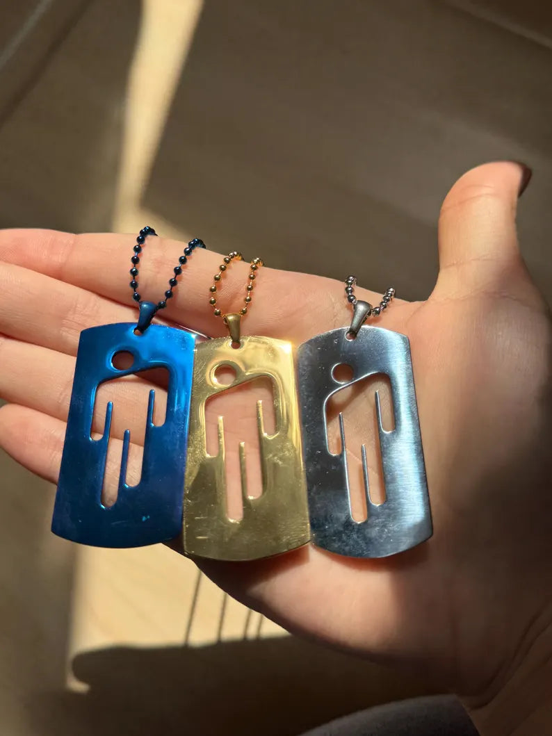 Best Quality Blohsh Dog Tag Necklace Stainless Steel