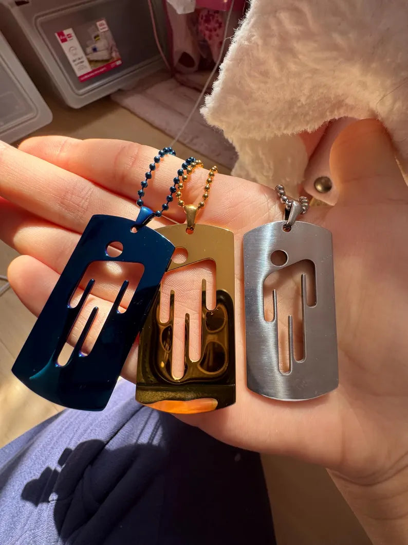 Best Quality Blohsh Dog Tag Necklace Stainless Steel