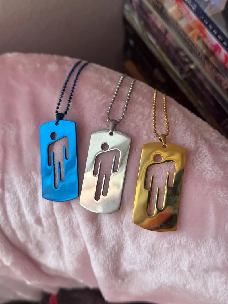 Best Quality Blohsh Dog Tag Necklace Stainless Steel